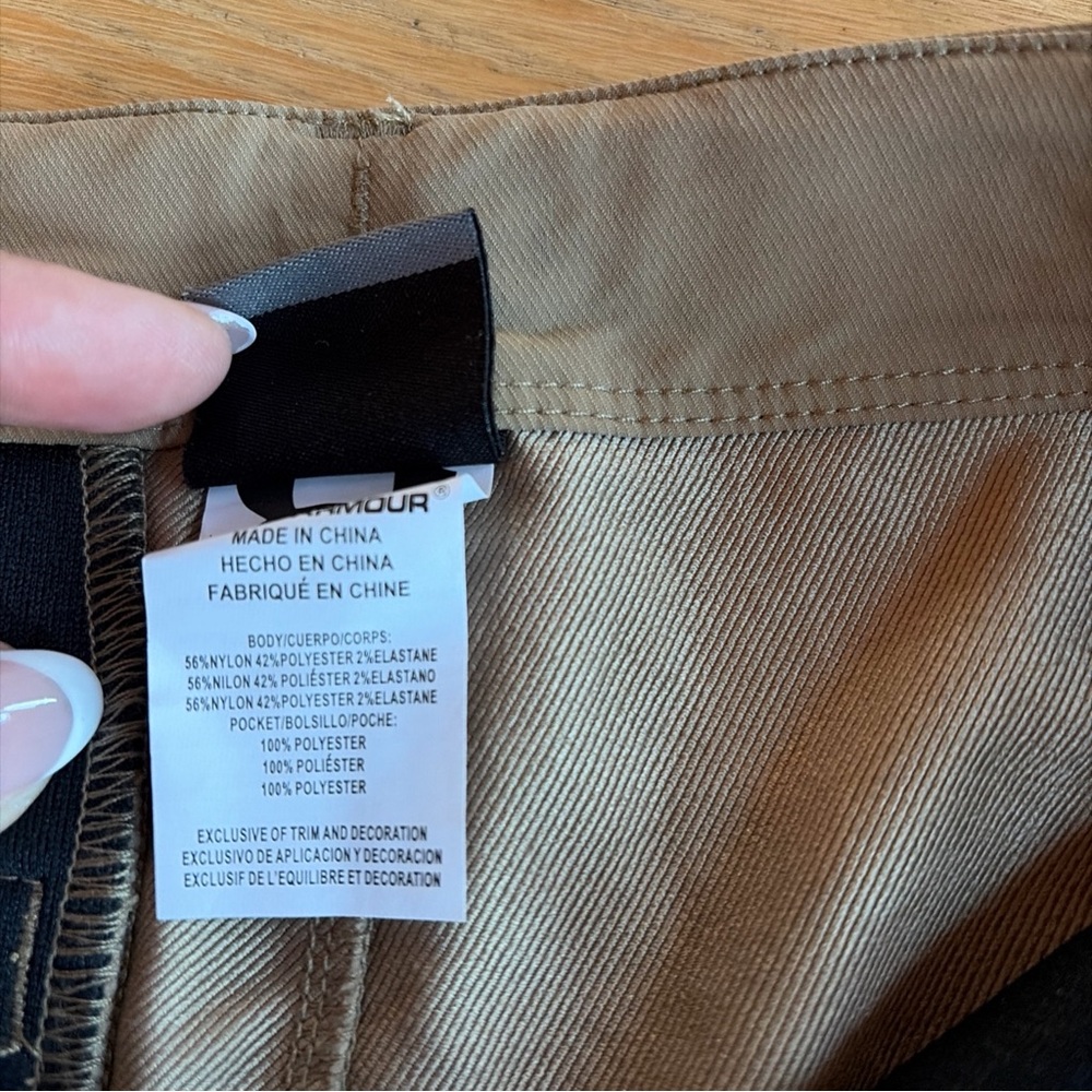 Under Armour Boys Chino Golf Pants Khaki Size 6 Youth - Picture 7 of 9